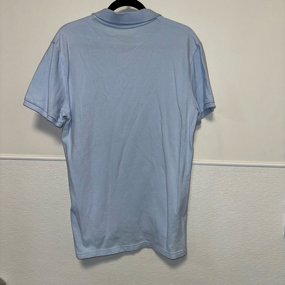 Men's American Eagle Outfitters Polo Shirt, M, Light Blue Green Logo - Picture 7 of 10